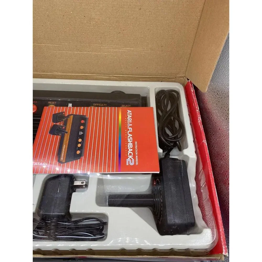 Atari Flashback 2 Black Plug&Play TV Game In Original Box Complete